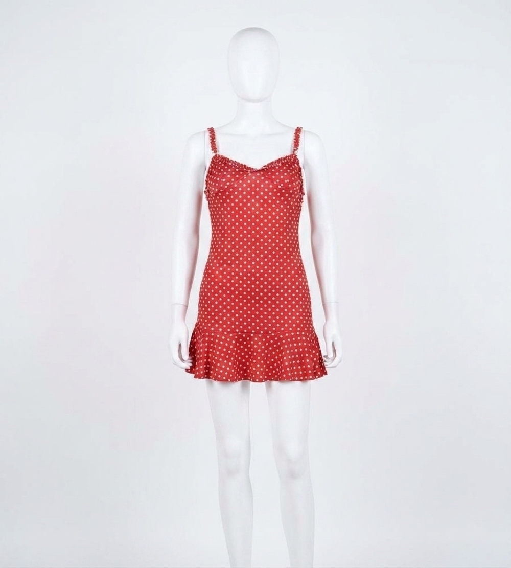 NEW SKY TO MOON angelique mini dress in red